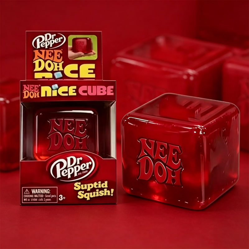 Dr Pepper X NeeDoh Nice Cube S - Fidget Cube Original review and price
