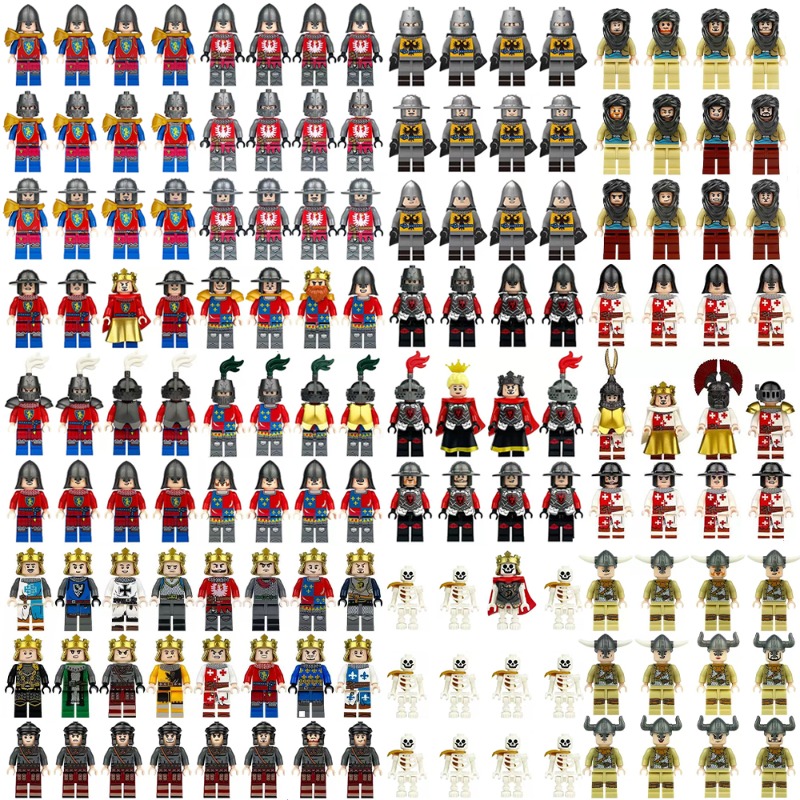 Ancient Roman medieval knights - Building Block Mini review and price