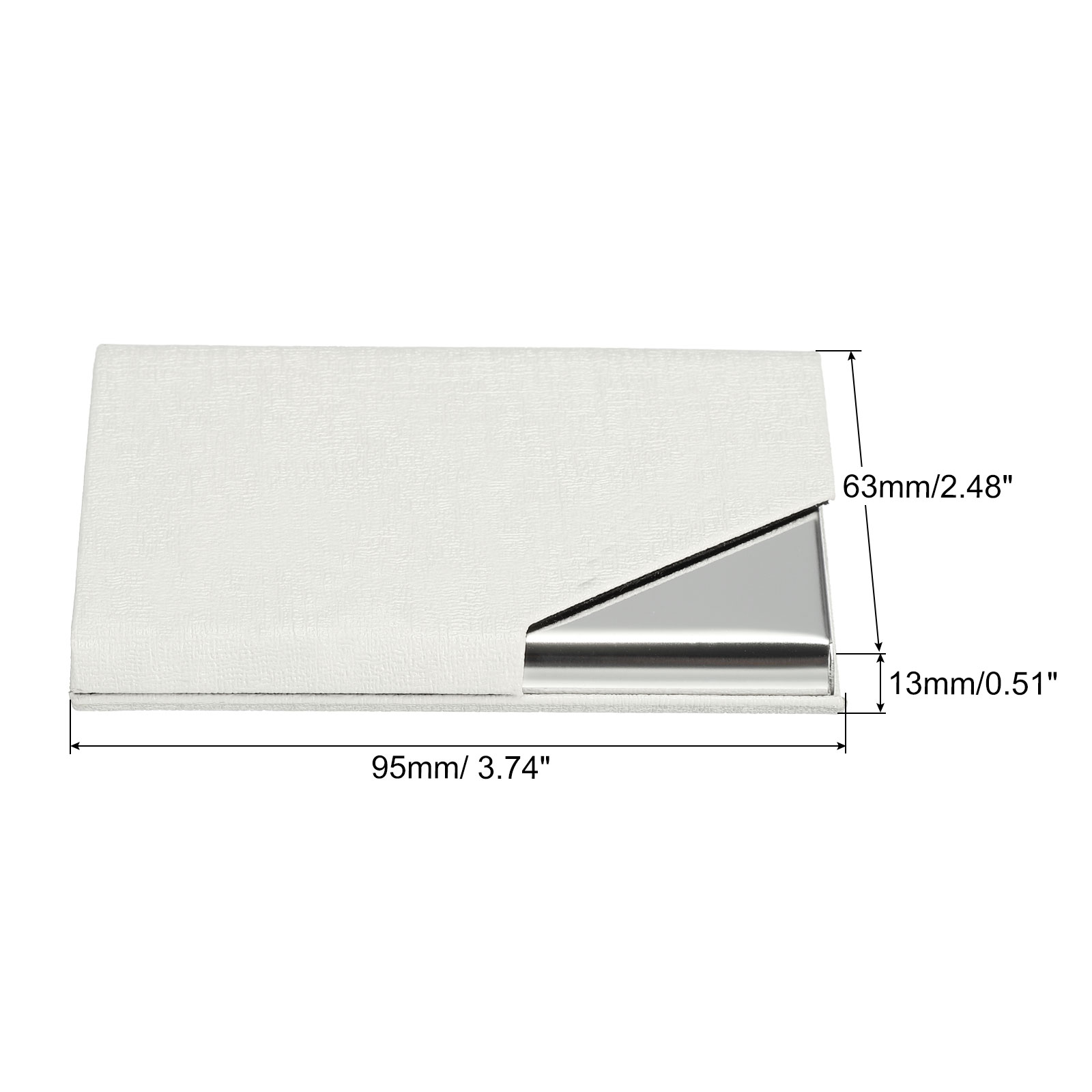 1/2Pcs Business Card Holder PU - Card Top Loader review and price