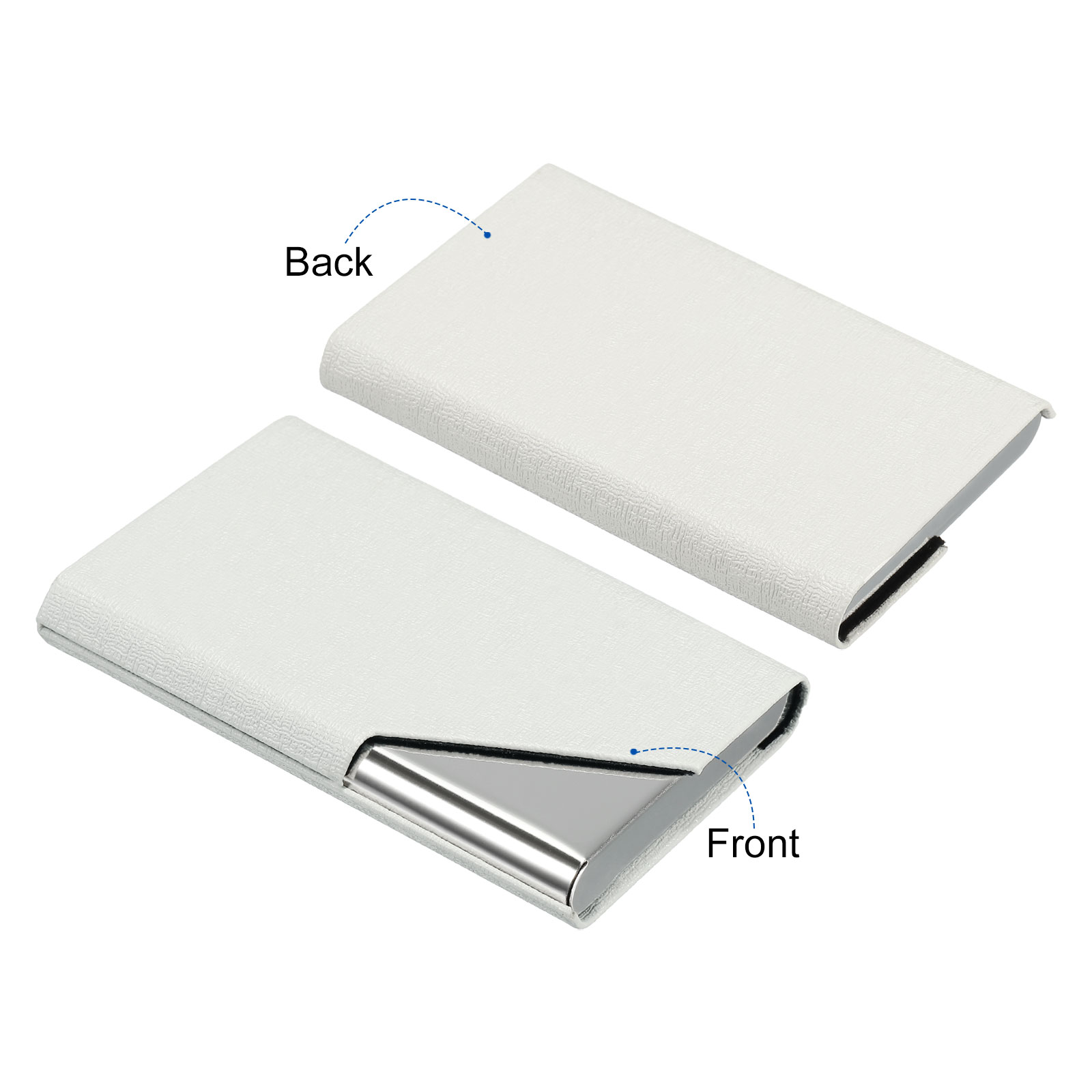 1/2Pcs Business Card Holder PU - Card Top Loader review and price