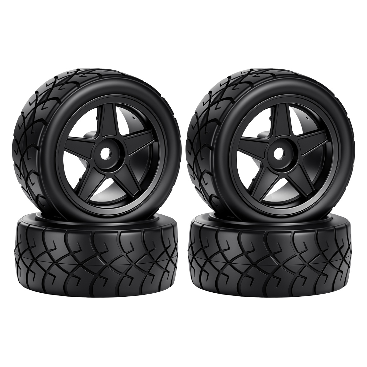 4Pcs 12mm Hex Rubber Racing Ti - Tamiya Model Rc Car review and price